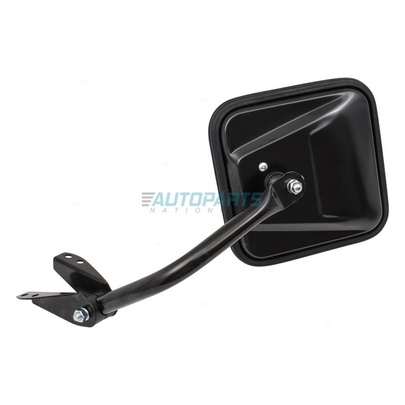 NEW RIGHT SIDE MIRROR STAINLESS STEEL FITS 1987-1994 JEEP WRANGLER CH1321147